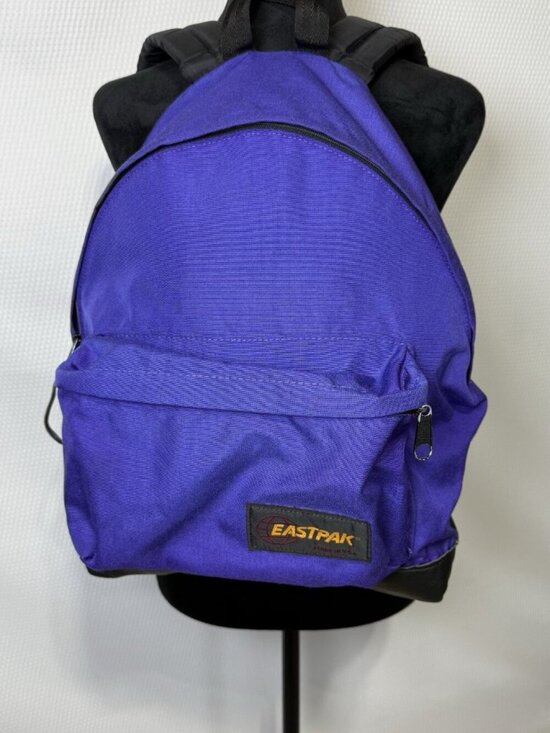Vintage Eastpak 1990\'s USA Made Electric Purple 1990s Retro Rare Backpack main image 8